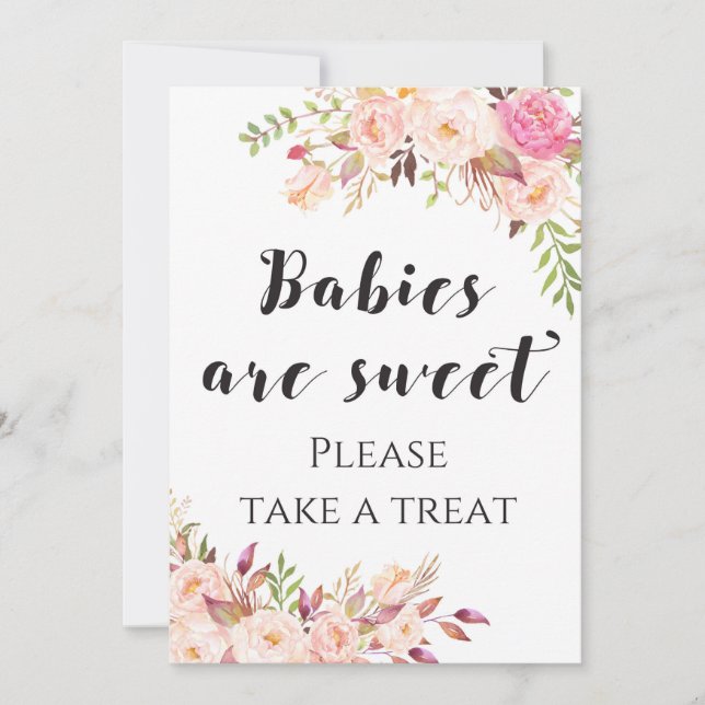 Boho Babys sind süß nehmen Sie eine Leckerei Schil Einladung (Vorderseite)