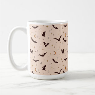 Boho Bats and Stars Halloween Pattern Kaffeetasse