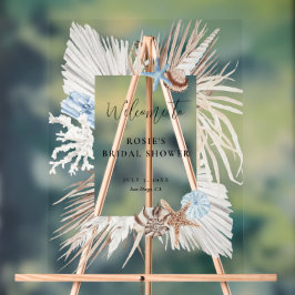 Boho Beach Brautparty Acrylschild