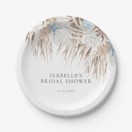 Boho Beach Brautparty Pappteller