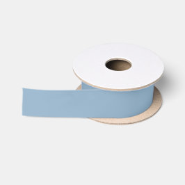 Boho Beach Cherries - einfaches gedämpftes Blau. Satinband