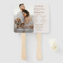 Boho Beach Foto Wedding Program