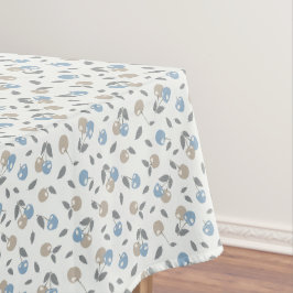 Boho Beach Kirschen - beige blaues Fruchtmuster. Tischdecke