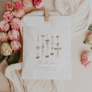 Boho Beach Muschel Babydusche Geschenktütchen