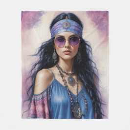 Boho Beauty Fleecedecke