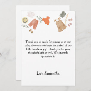 Boho bébé vêtements merci baby shower