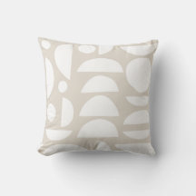 Boho Beige Abstrakt Moon Phase