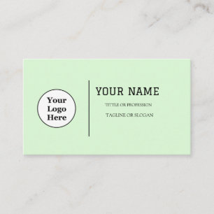 Boho Beige Calligraphy Script QR-Code Visitenkarte