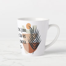 BOHO Bible Verse Latte Mug