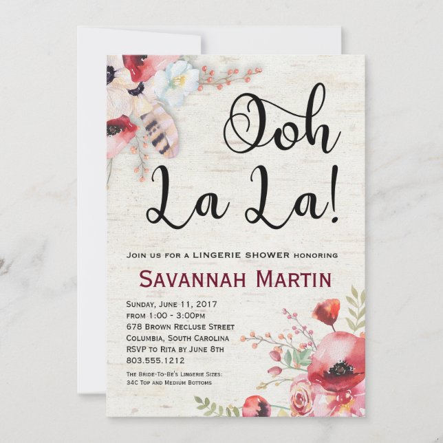 Boho Birken-Wäsche-Duschen-Einladungs-12x18 Einladung (Vorderseite)