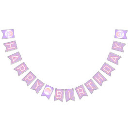 Boho Birthday Magic Pink Wimpelkette