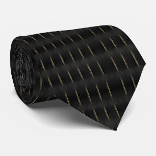 Boho Black Elegant Classy Neck Tie Krawatte