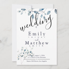 Boho Bliss Wedding Einladung