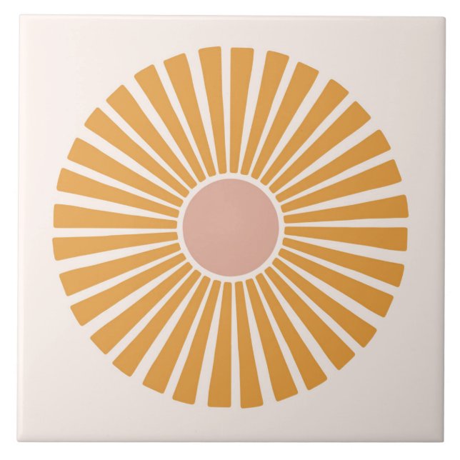 Boho Blocks Floral Fliese (Vorderseite)