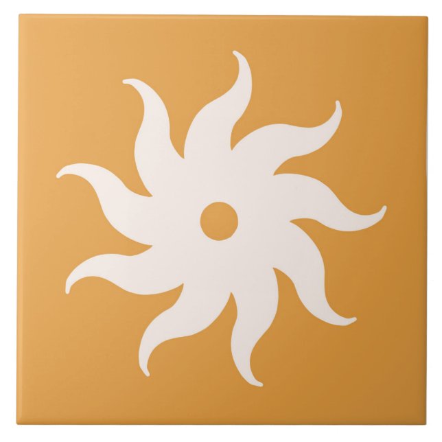 Boho Blocks Floral Fliese (Vorderseite)