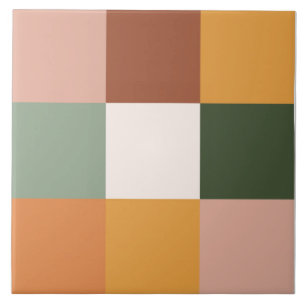 Boho Blocks Floral Fliese