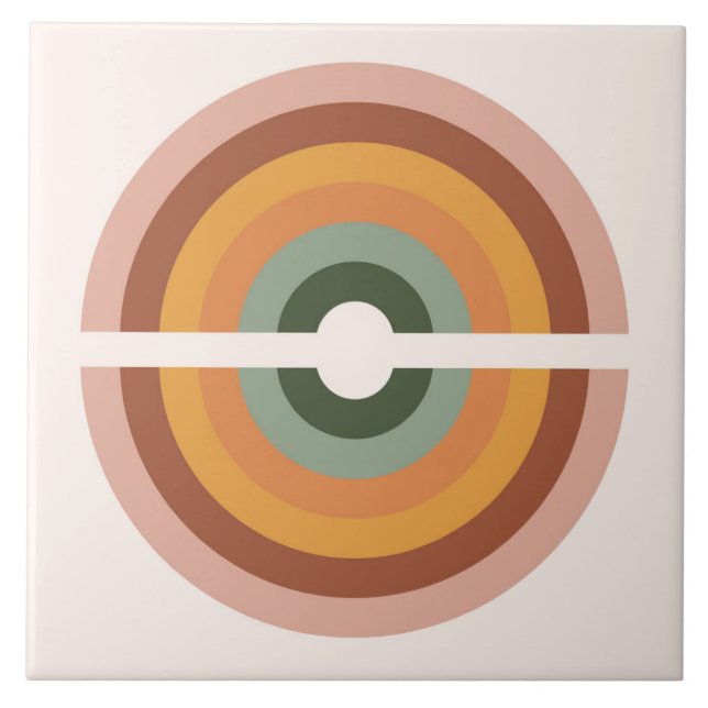 Boho Blocks Floral Fliese (Vorderseite)