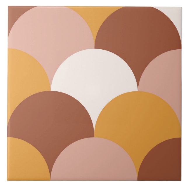Boho Blocks Floral Fliese (Vorderseite)