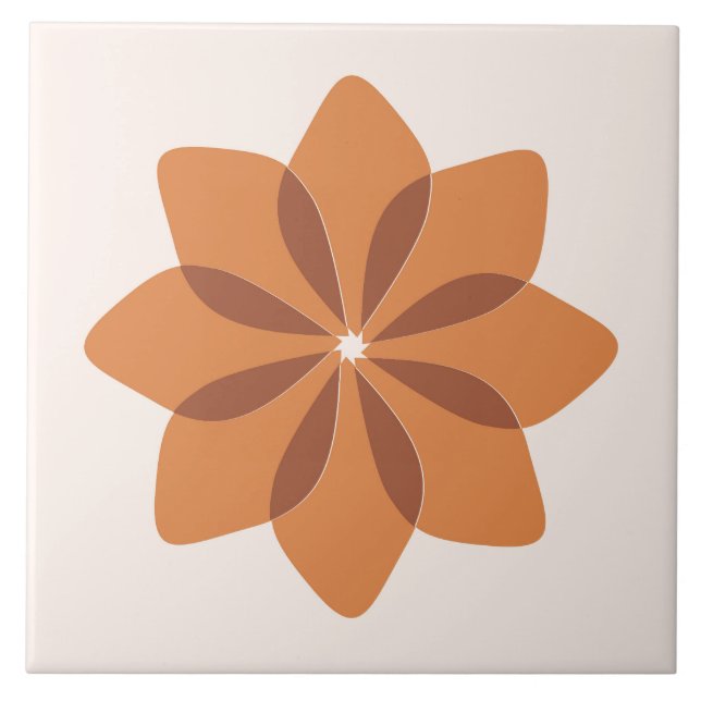 Boho Blocks Floral Fliese (Vorderseite)