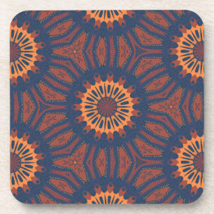 Boho Bloom Mandala Pattern Getränkeuntersetzer