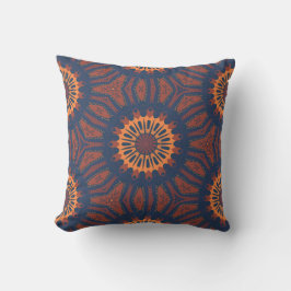 Boho Bloom Mandala Pattern Kissen