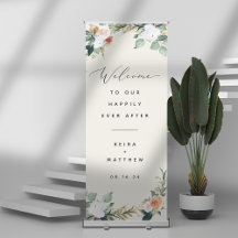 Boho Blooms Wedding Welcome