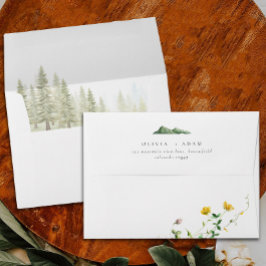 Boho Bloral Wildblume Forest Mountain Hochzeit