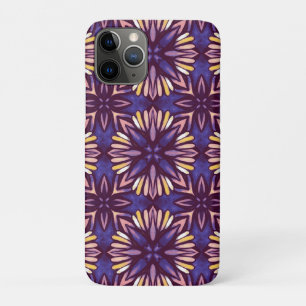 Boho Blossom: Lila künstlerisches Muster Case-Mate iPhone Hülle