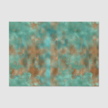 Boho Blue Aquamarin Copper Patina