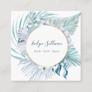 Boho Blue Buquet Visitenkarte