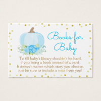 Boho Blue Pumpkin Baby Dusche Bringen Sie eine Boo