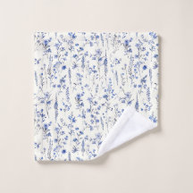 Boho Blue und White Wildblumen