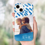 Boho Blue Wassercolor Abstrakt | MIT MONOGRAMM FOT Case-Mate iPhone 14 Hülle<br><div class="desc">Individuell mit Monogramm Handy-Gehäuse mit boho Aquarell abstrakte Muster in Blau und Weiß. Personalisieren Sie es mit Ihren Monogramm-Initialen oder anderen Texten. Verwenden Sie die Entwurfswerkzeuge,  um Ihr benutzerdefiniertes Foto hinzuzufügen und die Schriftart und Farben zu bearbeiten,  um ein solches Design zu erstellen.</div>