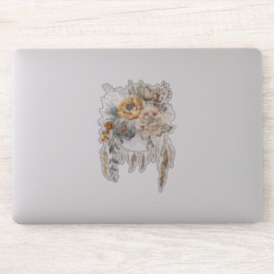 Boho Blume Bouquet und Dreamcatcher Aufkleber