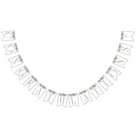 Boho Blume Bunting Flag Wimpelkette