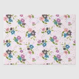 Boho Blume Clusters Seidenpapier