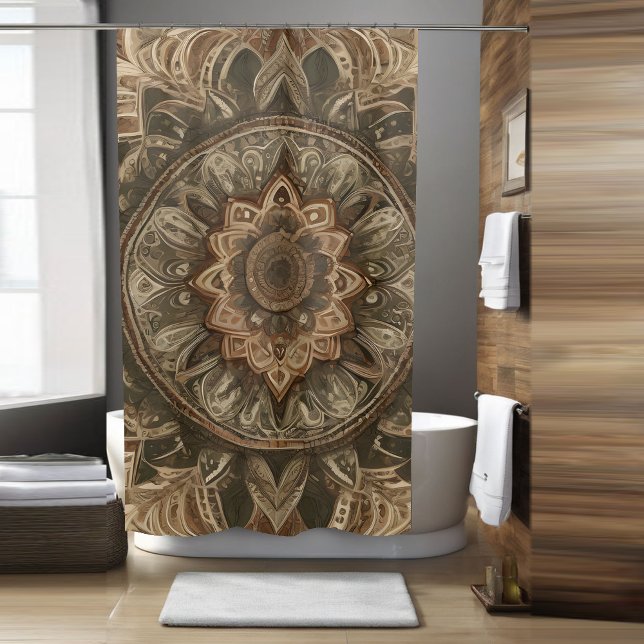 Boho Blume Duschvorhang Art 3 (Von Creator hochgeladen)