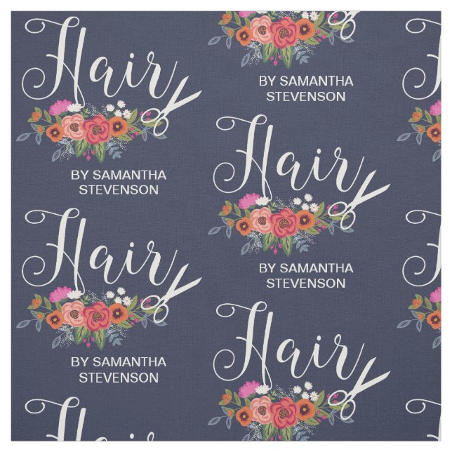 Boho Blume Haar von Stoff (Muster)