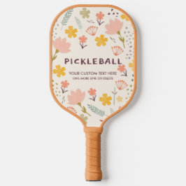 Boho Blume Pickleball Paddle | Personalisieren Sie