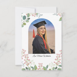 Boho Blumen-Abschlussfeier der Hochschule