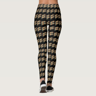 Boho Blumen Damen  Leggings