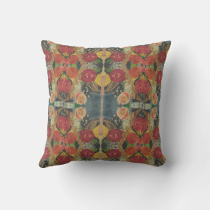 Boho-Blumen-Kissen mit Design Kissen