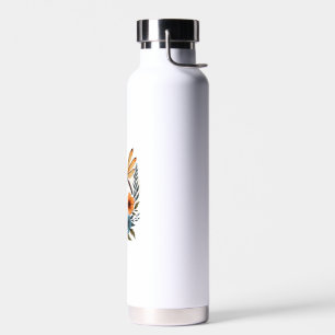 Boho-Blumen-Libelle Trinkflasche