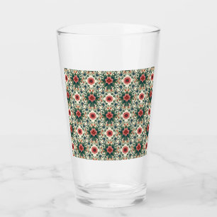 Boho-Blumen-Magie - in Grün- und Rosatönen Glas