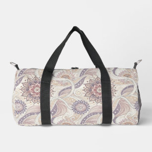 Boho-Blumen-Mandala-Spirituelles-Designmuster Duffle Bag