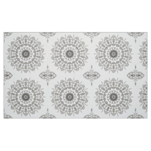 Boho Blumen-Medaillon-Gewebe Stoff