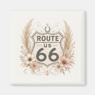 Boho-Blumen-Mother-Road-Andenken Magnet
