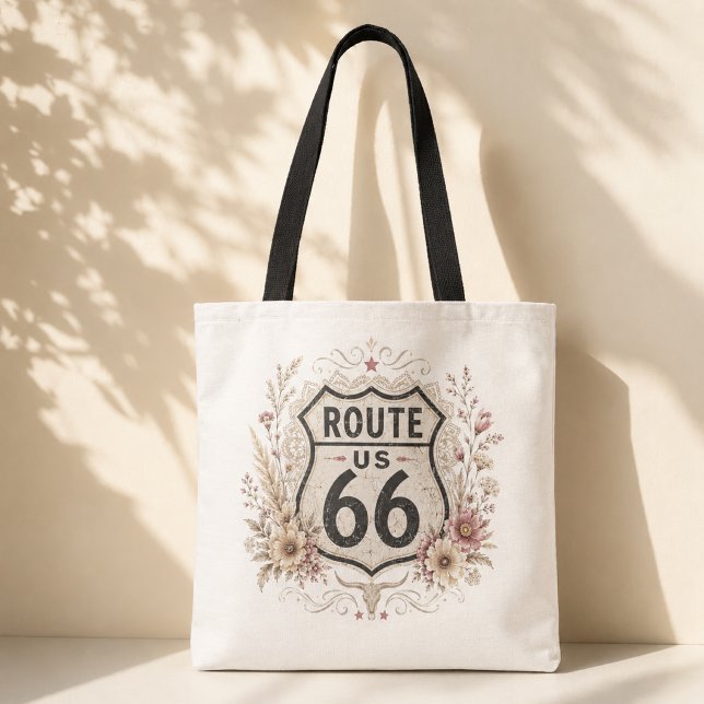 Boho-Blumen-Mother-Road-Tasche Tasche (Von Creator hochgeladen)