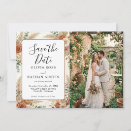 Boho-Blumen-Save-the-Date-Foto-Landkarte
