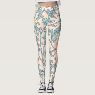 Boho blumengeschmückt, asiatischer bohischer Stil Leggings